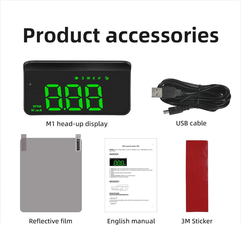 Digital GPS Speedometer M1 by salelink.co.nz