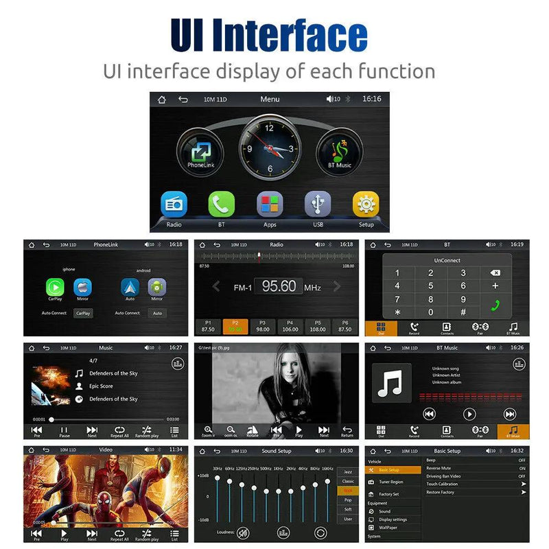 7" Apple Carplay Car Stereo Radio Bluetooth Camera by salelink.co.nz