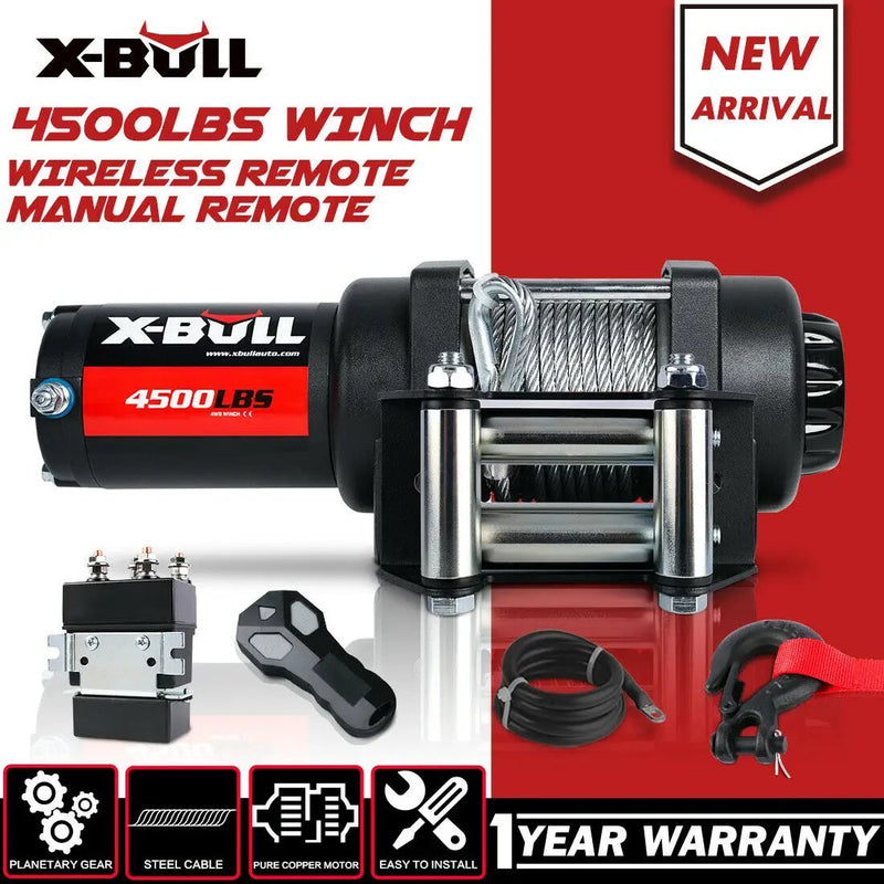 X-BULL Electric Winch 4500LBS by salelink.co.nz