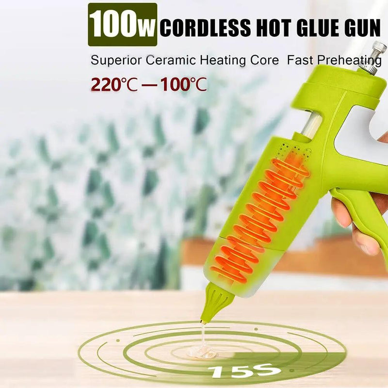 Cordless Hot Glue Gun Compatible with Ryobi 18V Battery by salelink.co.nz