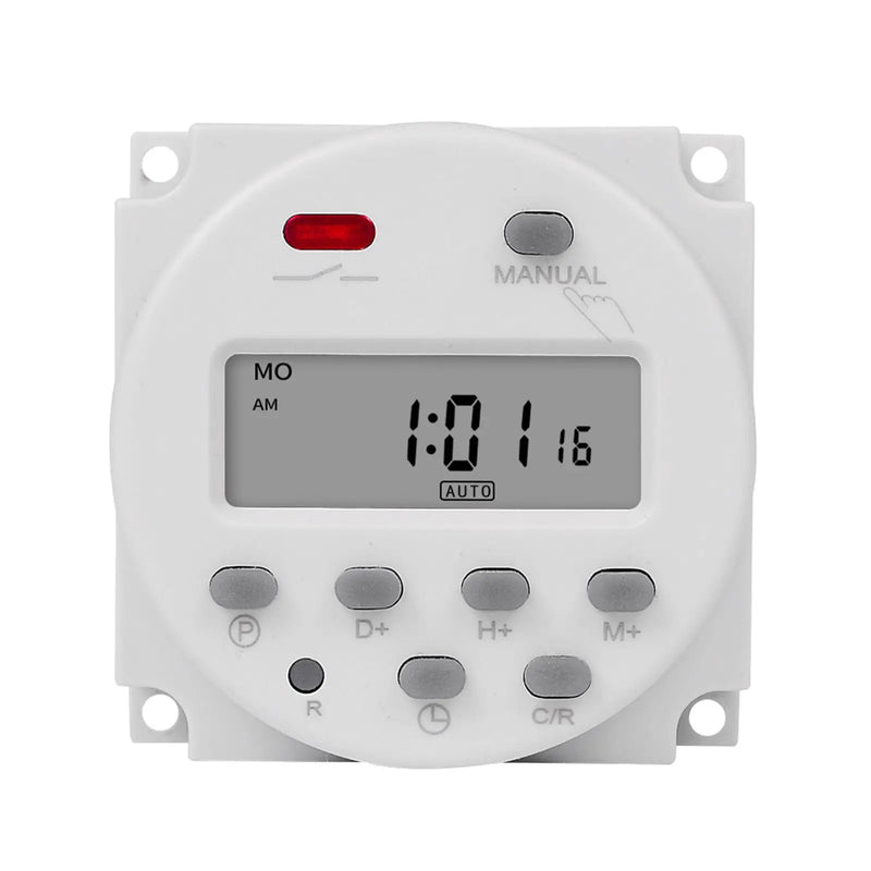 12V 16A LCD Day Programmable Timer Time Relay Switch 24 Hour 7 Mini Dc by salelink.co.nz