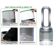 Hepa Filter For Dyson Pure Hot Cool Link Air Purifier HP00 HP01 HP02 HP03 DP01 by salelink.co.nz