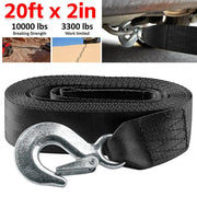 Marine Boat Trailer Hand Winch Strap Replacement Heavy 6M x 50MM by salelink.co.nz