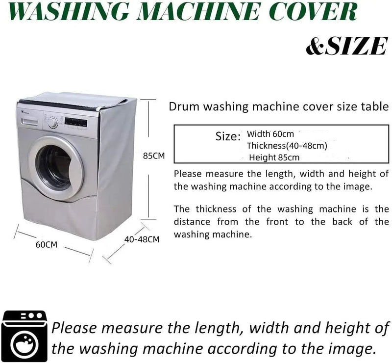 Capacity 6-6.5KG Front Loading Washing Machine Cover by salelink.co.nz