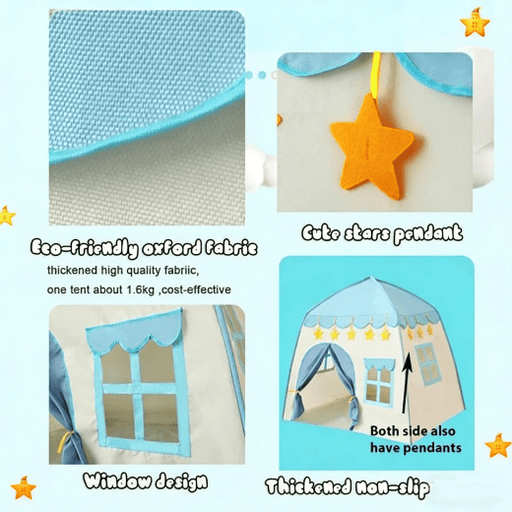 salelink.co.nz Unbranded 130x100x130cm Kids Play Tent Princess Castle 130x100x130cm Kids Play Tent Princess Castle - NZ