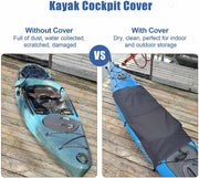 112x72cm Kayak Cockpit Drape Waterproof Seal Cockpit Cover by salelink.co.nz