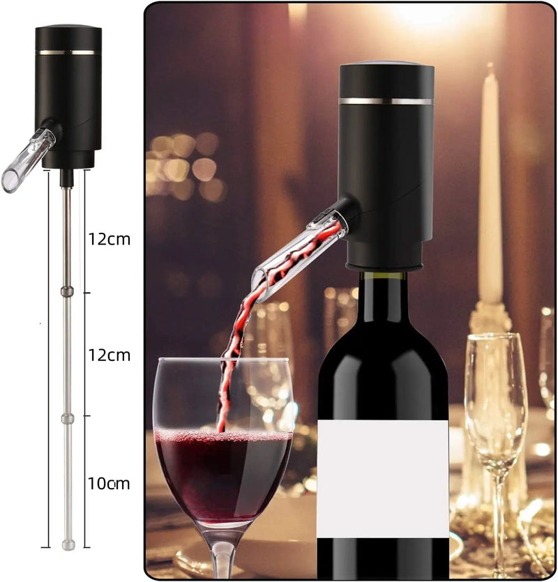 Electric Wine Aerator with Retractable Tube by salelink.co.nz
