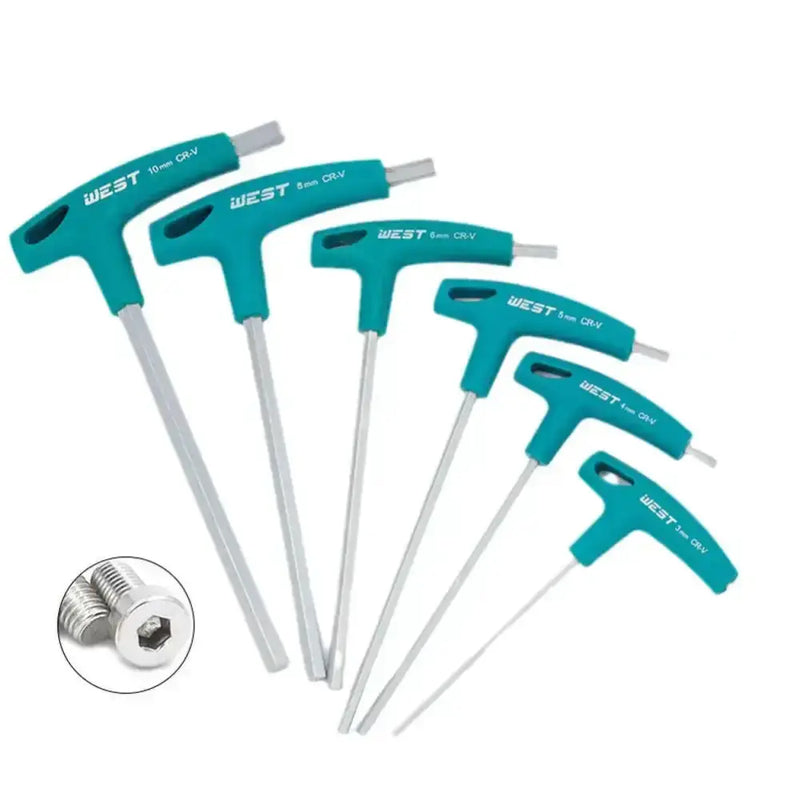 T-Handle Hex Allen Key Set – 2mm to 10mm (different sizes available) by Habicare