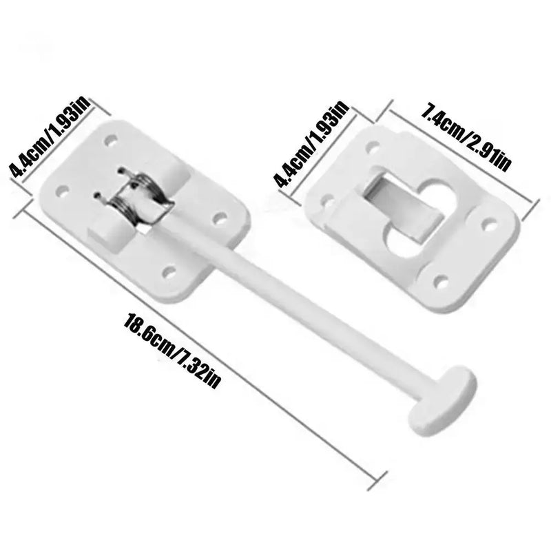 T-Style RV Door Holder Latch Retainer for Caravan & Trailer (available in Black & White) by Habicare