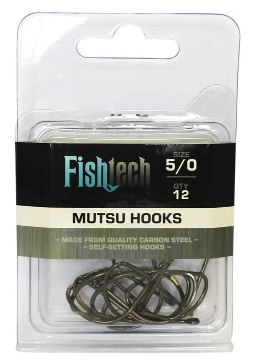 Mutsu Hooks 5/0 12 Per Pack by NZ Diver