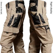 Men's Waterproof Tactical Trousers - Outdoor Cargo Pants with Fleece Lining | Plus Size Available by Mead's Supply & Equipment Outfitters limited