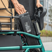 Kiwi eRide Kiwi eRide Fiido T2 Longtail Cargo E-bike Green Fiido T2 Longtail Cargo E-bike Green