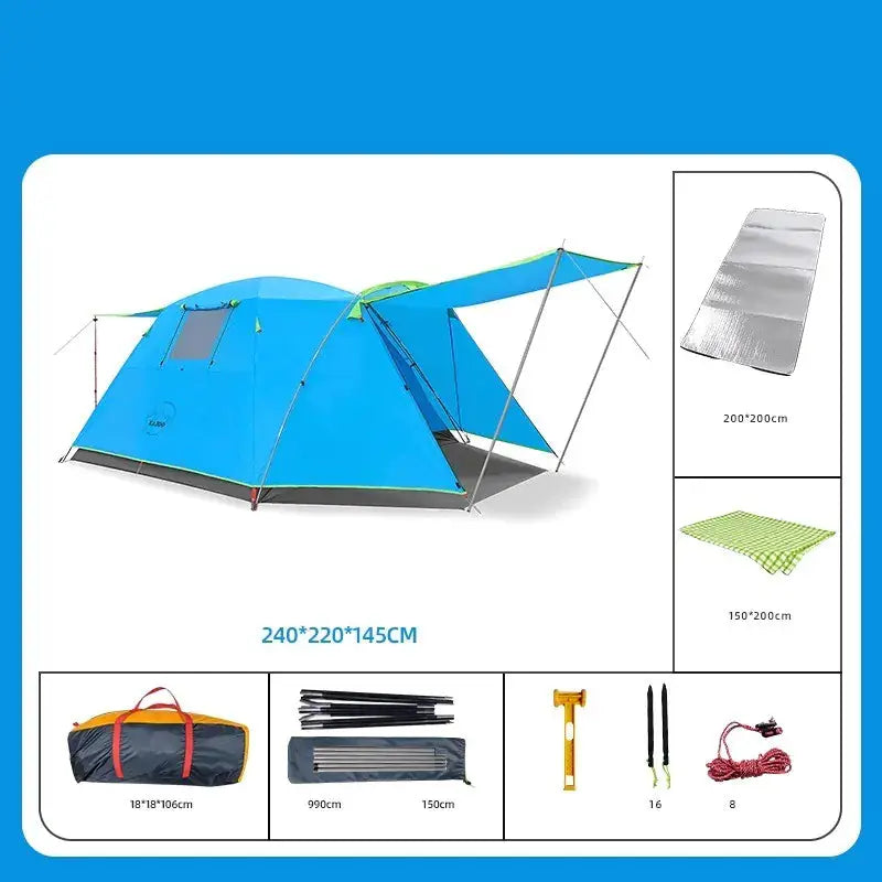 Four Person Outdoor Camping Tent by Mead's Supply & Equipment Outfitters limited