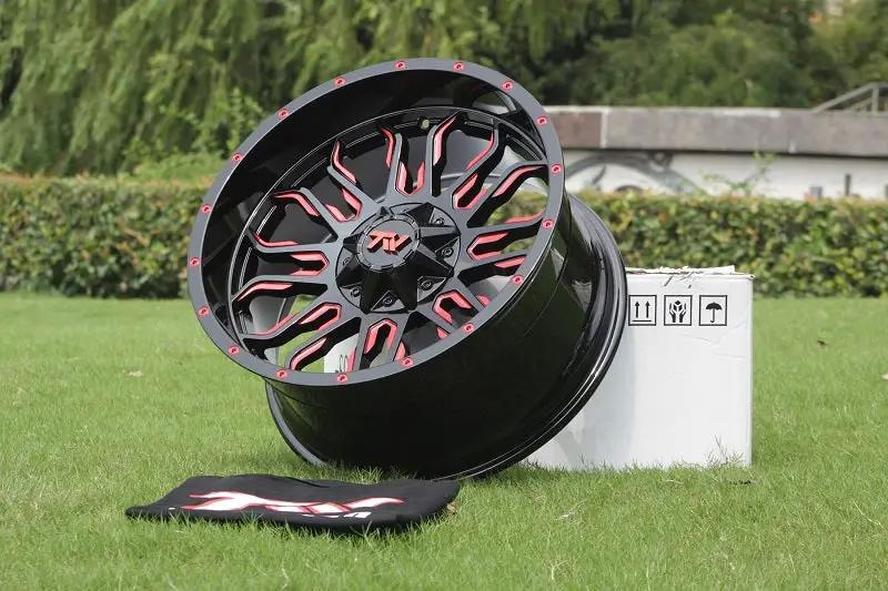 TW Flame Gloss Black with Red Milled Accents by Magwarehouse.com