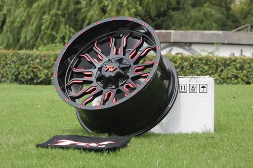 TW Flame Gloss Black with Red Milled Accents by Magwarehouse.com