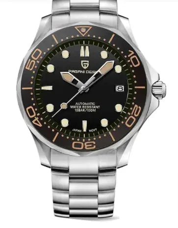 Chrono Edge Waterproof Luminous Watch - 100M Water Resistant with Leather & Steel Strap Options | Men's Timepiece by Mead's Supply & Equipment Outfitters limited
