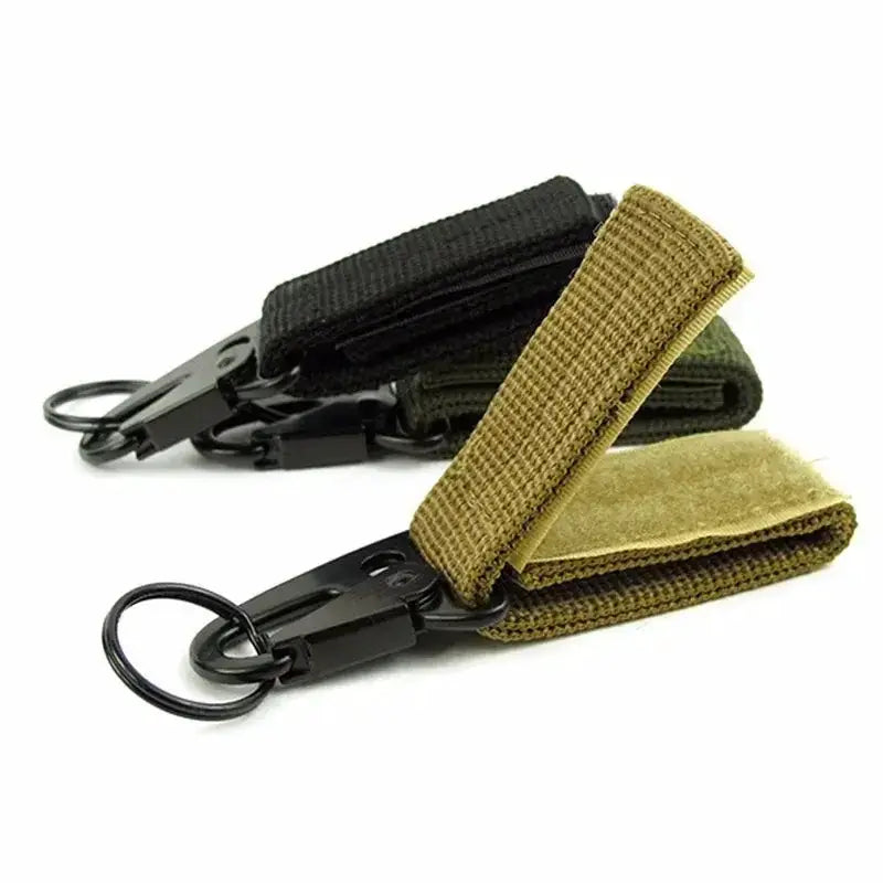 Heavy Duty Tactical Webbing Buckle with Stainless Steel Hook Clip