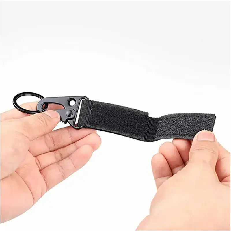 Heavy Duty Tactical Webbing Buckle with Stainless Steel Hook Clip