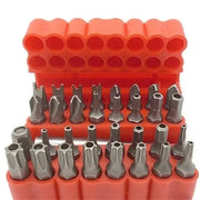 Tamper-Proof Security Bit Set with Holder (33pcs) by Habicare