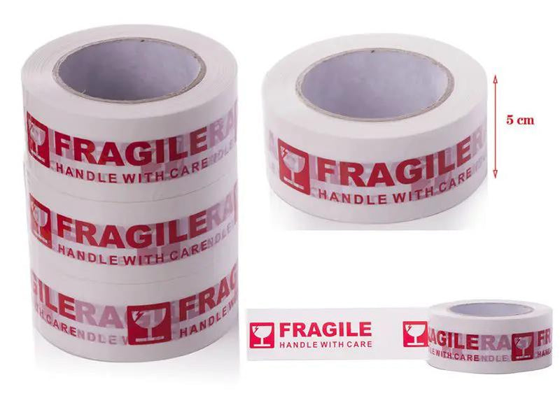 FRAGILE Packaging Tape - (5 Rolls) 48MM by dealonline.co.nz