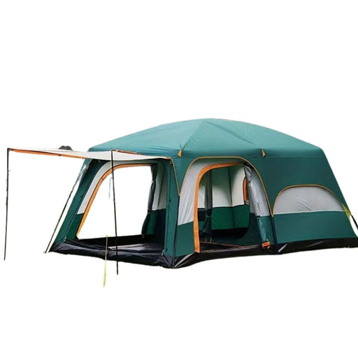 SportZone.co.nz Tasman 3-5 Person Pop Up Tent For Camping Green Outdoor Festival Tasman Three To Five Person Pop Up Tent For Camping