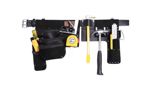 Taurus Super Yankee Apron Taurus Leather Heavy Duty Hipster Split Apron R/H Black