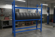 dealonline.co.nz dealonlinenz Tyre Rack Storage Shelving 200x200x60cm Durable Steel Stand Tyre Rack Storage Shelving 200x200x60cm Durable Steel