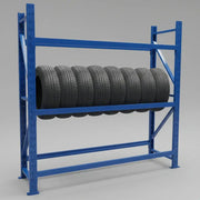 dealonline.co.nz dealonlinenz Tyre Rack Storage Shelving 200x200x60cm Durable Steel Stand Tyre Rack Storage Shelving 200x200x60cm Durable Steel