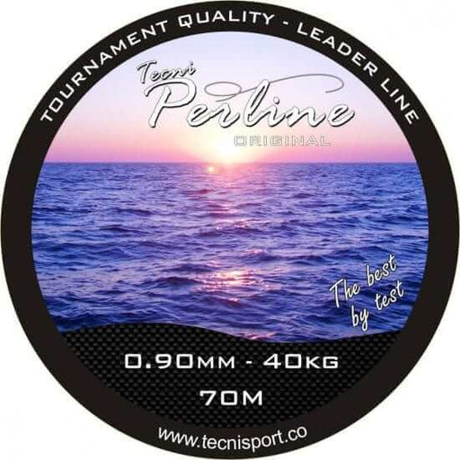 Original Leader Spools Clear - 40Kg - Tecni-Perline premium fishing line with 0.90mm thickness and 70m length.