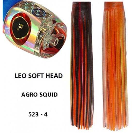 Tecni-Sport Soft Head Game Lure Agro Squid Fronteira Leo Soft Head Game Lure