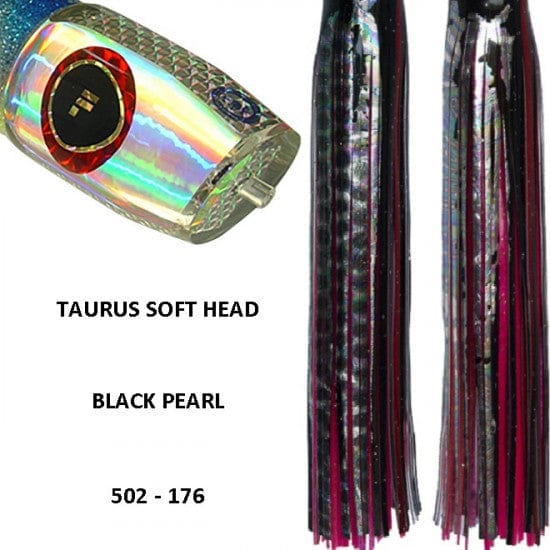 Tecni-Sport Soft Head Game Lure Black Pearl Fronteira Taurus Soft Head Big Game Lure