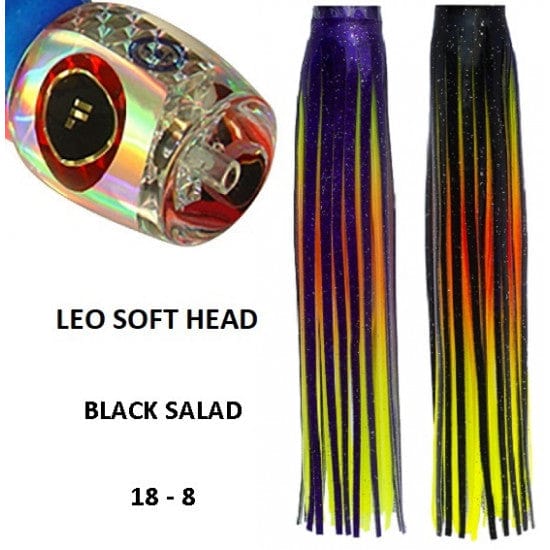 Tecni-Sport Soft Head Game Lure Black Salad Fronteira Leo Soft Head Game Lure