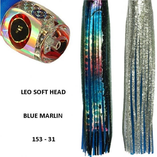 Tecni-Sport Soft Head Game Lure Blue Marlin Fronteira Leo Soft Head Game Lure