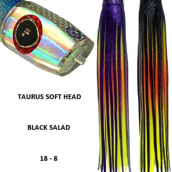 Tecni-Sport Soft Head Game Lure Dark Rainbo Fronteira Taurus Soft Head Big Game Lure
