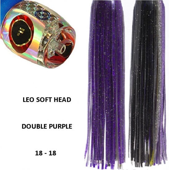 Tecni-Sport Soft Head Game Lure Double Purple Fronteira Leo Soft Head Game Lure