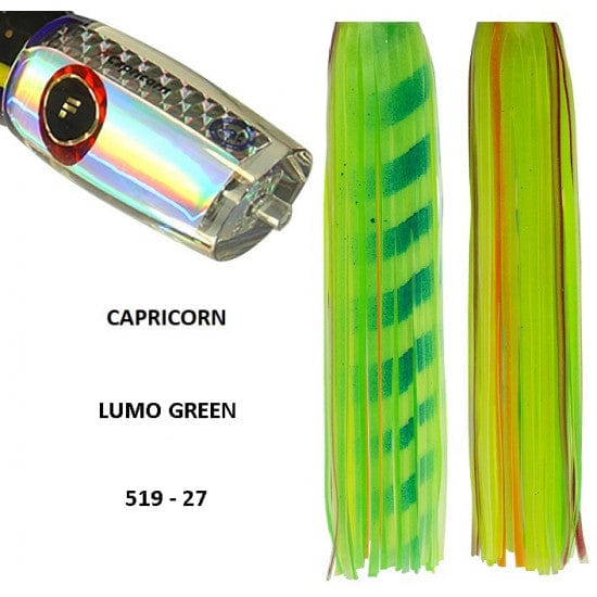 Tecni-Sport Soft Head Game Lure Lumo Green Fronteira Capricorn Soft Head Game Lure