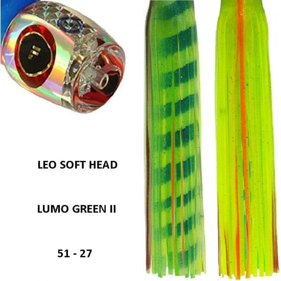 Tecni-Sport Soft Head Game Lure Lumo Green II Fronteira Leo Soft Head Game Lure