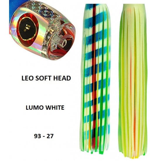 Tecni-Sport Soft Head Game Lure Lumo White Fronteira Leo Soft Head Game Lure