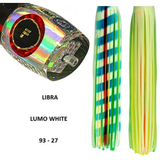 Tecni-Sport Soft Head Game Lure Lumo White Fronteira Libra Soft Head Game Lure