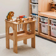 Wooden Work Bench Builder Set - QToys | Wooden Toy NZ by Curious Moonbeam