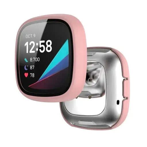 Tempered Glass Case Cover for the Fitbit Versa 3 by Habicare