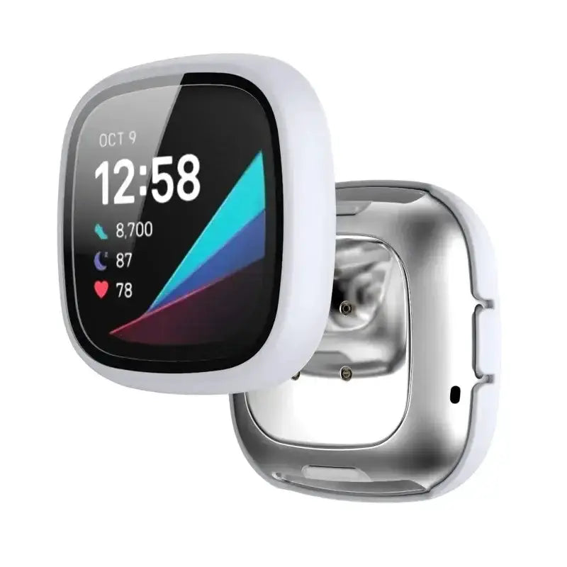 Tempered Glass Case for the Fitbit Sense by Habicare