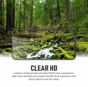 Samsung Galaxy S10 Clear Tempered Glass Screen Protector by techplus