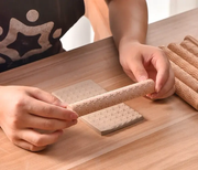 Textured Roller for Clay Pottery - Wood Embossed Rod Clay Pottery Sculpture Tools by Resin Art NZ