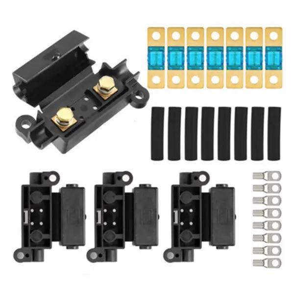 60A MIDI FUSE KIT 4 ANS Holder 7 x 60 AMP Fuses to suit Redarc BCDC Dual Battery by salelink.co.nz