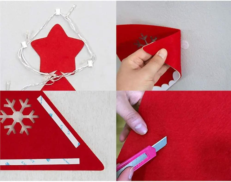 DIY Felt Christmas Tree with Light by salelink.co.nz
