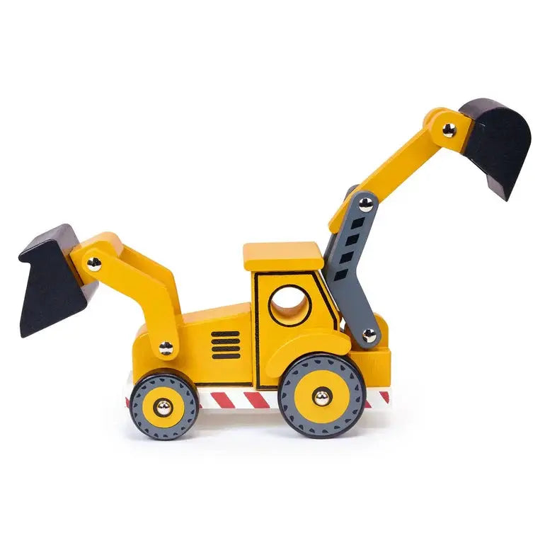 The Backhoe – Mentari | Wooden Excavator NZ by Curious Moonbeam