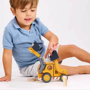 The Backhoe – Mentari | Wooden Excavator NZ by Curious Moonbeam
