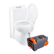 Thetford Ceramic Bowl Swivel Cassette Toilet C263-CS with a compact design and portable waste tank.