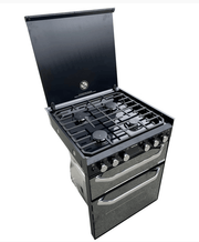 Spinflo Mirror Finish K1500 Oven with Grill - full-size oven with 4 gas burners and separate grill.